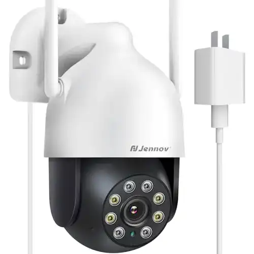 Jennov 2K PTZ WLAN Überwachungskamera für Außenbereiche