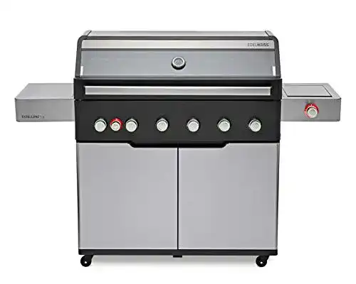 Gasgrill mit 6 Brennern und Infrarot-Technologie