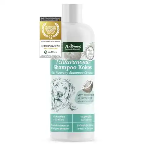 Hundeshampoo für Hunde mit weißem Fell von AniForte