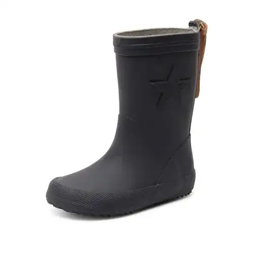 Bisgaard Gummistiefel für Kinder – Unisex Rubber Boot Star, Blau, 33 EU