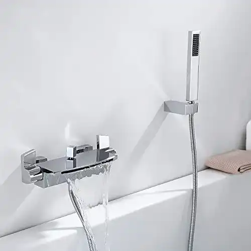 Homelody Duschsystem Wasserfall mit Handbrause und Mischbatterie