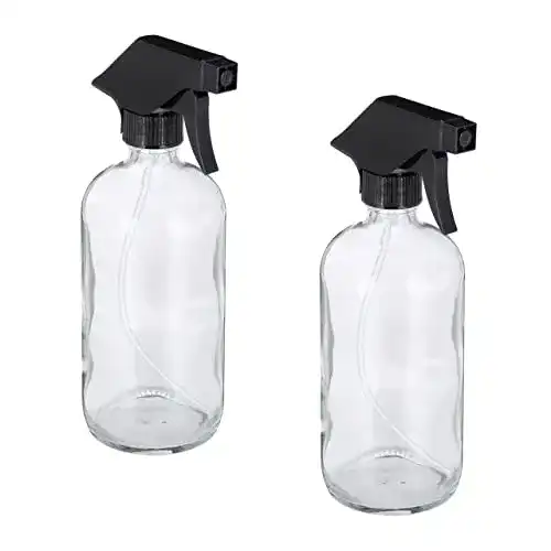 Glassprühflaschen Relaxdays, 2er Set, 500 ml, nachfüllbar, Glas