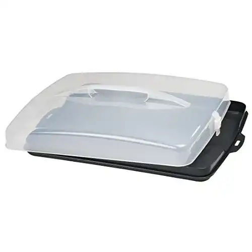Kuchenbehälter Xavax rechteckige Transportbox für Blechkuchen