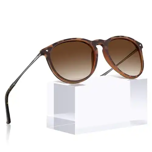 Polarisierte Sonnenbrille Carfia Vintage für Damen und Herren mit UV400-Schutz