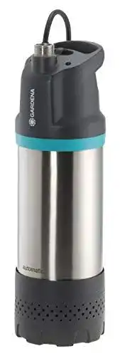 Gardena Tauchdruckpumpe 5900/4 inox – Automatische Druckpumpe mit Schmutzfilter