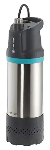 Gardena Tauchdruckpumpe 5900/4 inox – Automatische Druckpumpe mit Schmutzfilter