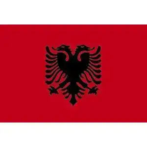 Albanien Flagge 60 x 90 cm aus Polyester