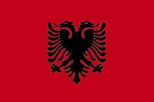Albanien Flagge 60 x 90 cm aus Polyester