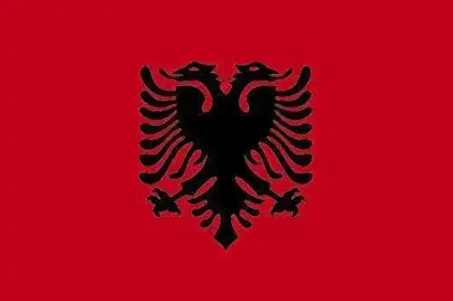 Albanien Flagge 60 x 90 cm aus Polyester