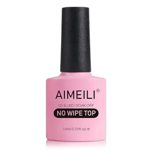 Aimeili No Wipe Top Coat – Klarer UV LED Gellack, 10ml