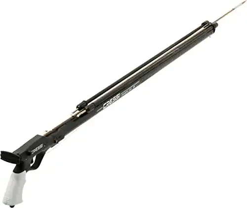 Cressi Pneumatische Harpune Comanche Rail, Schwarz, 90 cm, FE359200