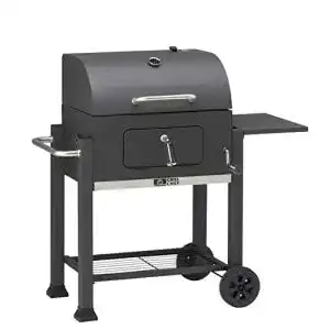 Landmann Holzkohlegrill Grillchef mit Deckel, schwarz