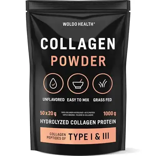 Kollagenhydrolysat WoldoHealth Collagen Pulver aus Weidehaltung