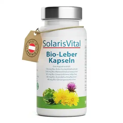 Artischocken-Kapseln SolarisVital in Bioqualität – 90 Stück