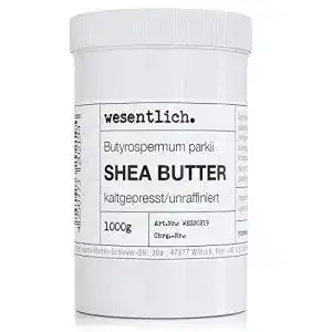 Bio-Sheabutter kaltgepresst und unraffiniert für Hautpflege