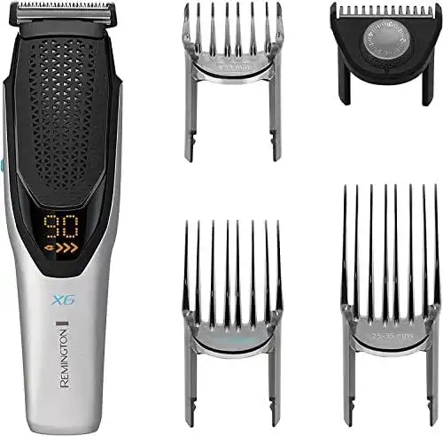 Remington Haarschneider Profi X6 mit Edelstahlklingen und 3 Aufsteckkämmen