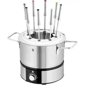 WMF Lono Fondue Set für 8 Personen, elektrisch und aus Edelstahl