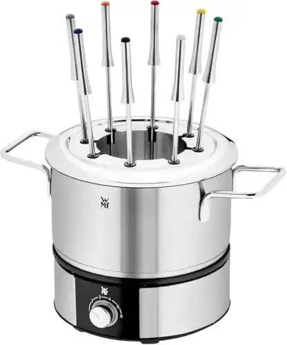 WMF Lono Fondue Set für 8 Personen, elektrisch und aus Edelstahl