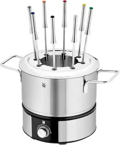 WMF Lono Fondue Set für 8 Personen, elektrisch und aus Edelstahl