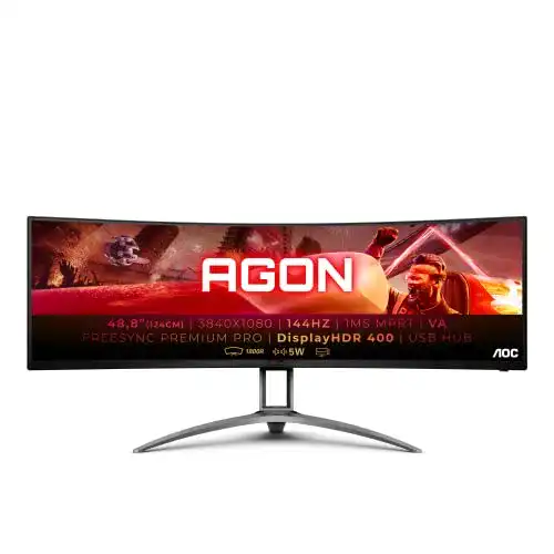 Curved-Monitor 49 Zoll AOC Agon AG493QCX mit Dual-FHD Auflösung