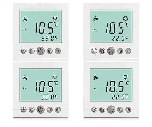 Raumthermostat für Fußbodenheizung SM-PC 4er Set Digital