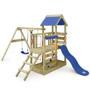 Wickey Spielturm Klettergerüst TurboFlyer mit Schaukel und Rutsche