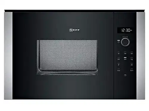 Einbau-Mikrowelle Neff HLAWD23N0 N50, 38,2 x 59,4 cm, Schwarz