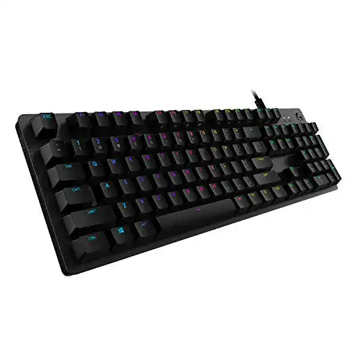 Logitech G512 mechanische Gaming-Tastatur mit RGB-Beleuchtung und USB-Durchschleife