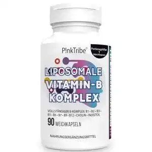 Vitamin B Komplex P!nkTribe – Liposomale Hochdosierte Kapseln