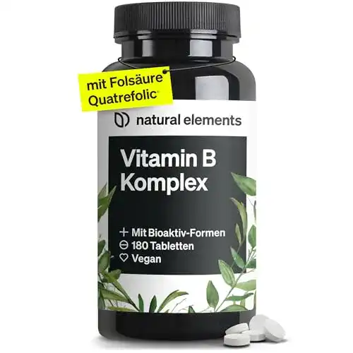 Vitamin B6 Natural Elements Vitamin B Komplex 180 Tabletten