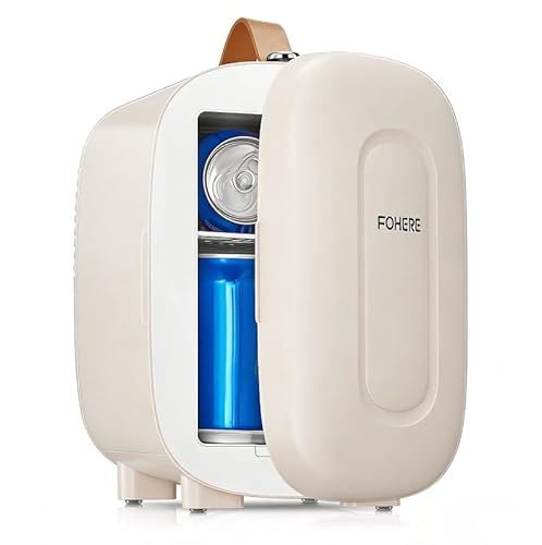 Mini Kühlschrank Fohere 5 Liter für Getränke und Kosmetik, USB und 220V