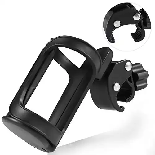 Fahrrad-Flaschenhalter für Lenker und Rollstuhl verstellbar und drehbar