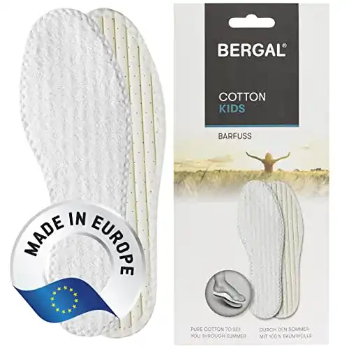 Barfußsohle Bergal Cotton Kids – Weiche Baumwoll-Einlegesohle für Kinder