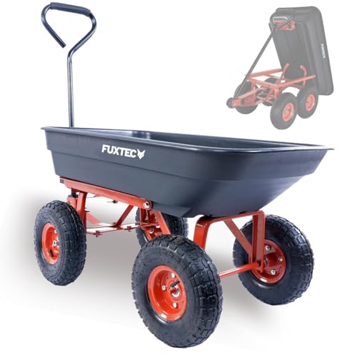 Rasentraktor-Anhänger Fuxtec Kippwagen FX-KW2175 mit 300 kg Zuladung