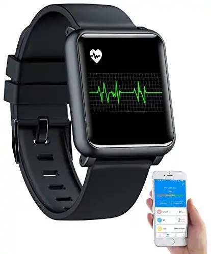EKG-Uhr Newgen Medicals Fitnessuhr mit Blutdruckmessung