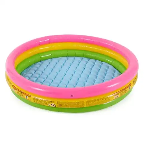 Planschbecken Intex Babypool Sunset Glow, 3-Ring, Mehrfarbig
