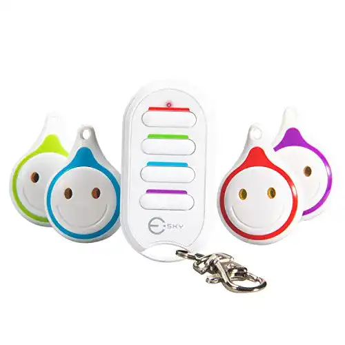 Esky Schlüsselfinder Wireless Schlüssel Finder mit 4 Empfängern