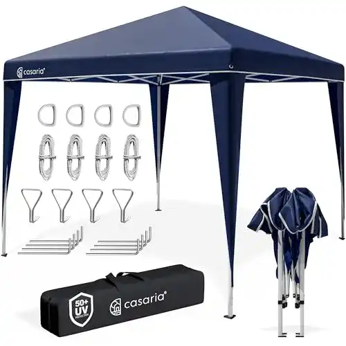 Casaria Pavillon Capri 3x3m Metall mit UV-Schutz und Wasserdicht