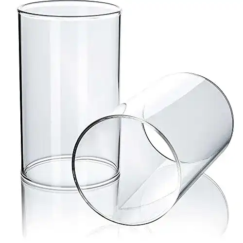 Glaszylinder Tuuters 2er Set Windlichtgläser für Innen und Außen