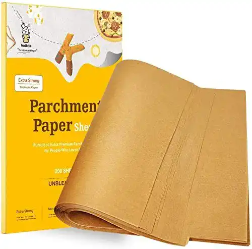 Backpapier Zuschnitte 200 Stück, 23 x 33 cm Braun