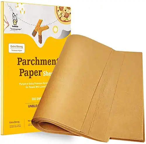 Backpapier Zuschnitte 200 Stück, 23 x 33 cm Braun