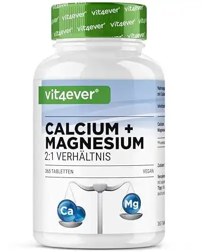 Calcium Vit4ever 800 mg und Magnesium 400 mg – 365 Tabletten