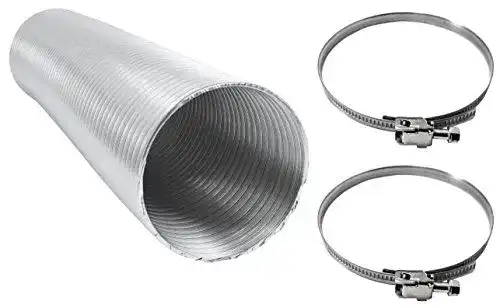 Lüftungsrohr Intelmann Aluminium Flexrohr 100 mm, 5 m Länge