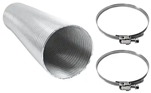 Lüftungsrohr Intelmann Aluminium Flexrohr 100 mm, 5 m Länge