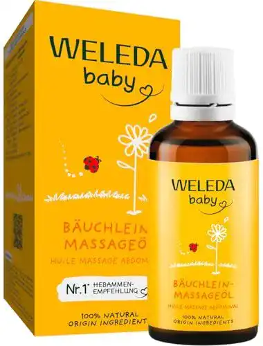 Weleda Bio Baby Calendula Bäuchlein Massageöl 50ml für Babys