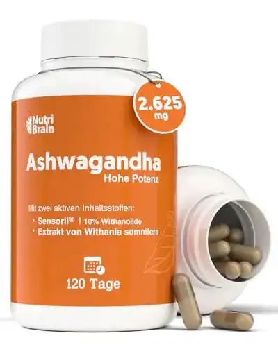 Ashwagandha Kapseln hochdosiert – 4 Monate Vorrat