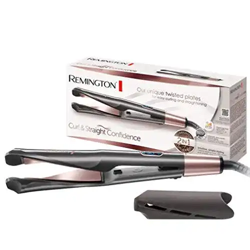 Remington Glätteisen und Lockenstab Curl&Straight Confidence 2in1 Multistyler