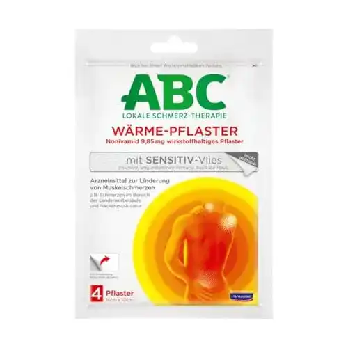 Wärmepflaster ABC sensitiv von Beiersdorf AG, Farblos (4er Pack)