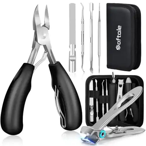 Nagelknipser Softale Profi Fußnagelzange Set, super scharf