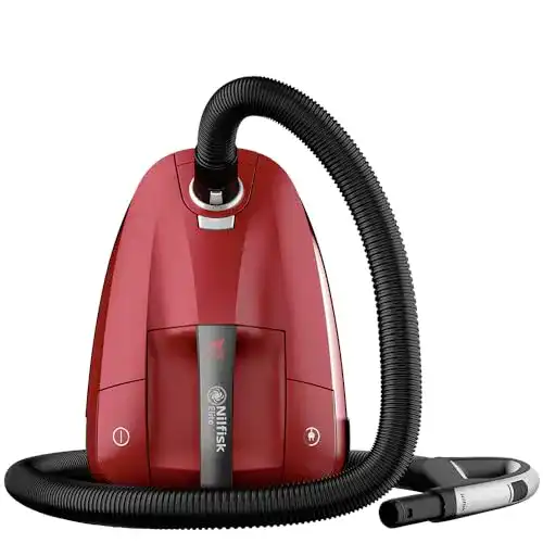Nilfisk Staubsauger 128350554 in Rot für effektive Bodenreinigung